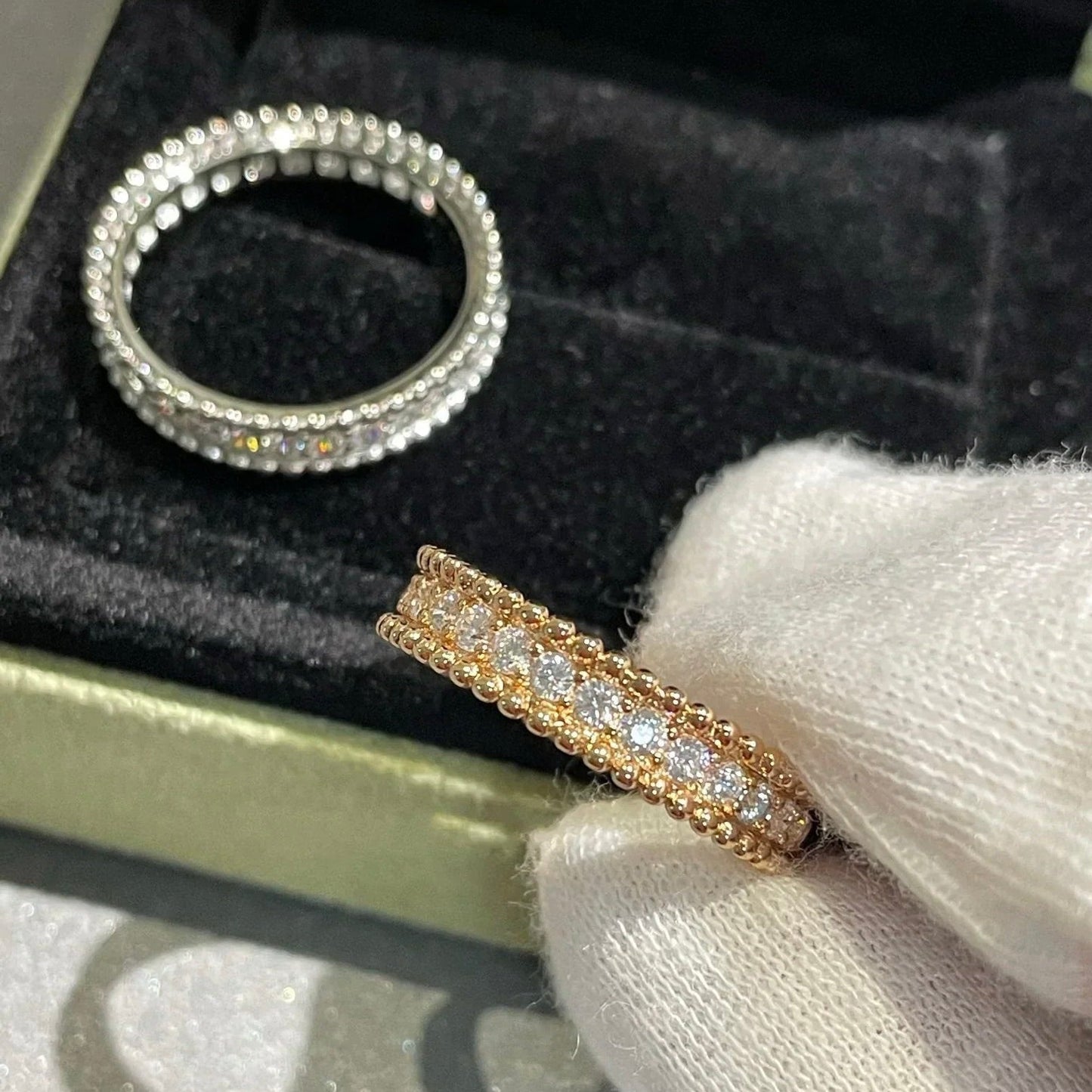 [Regal Gem]PERLEE DIAMOND SILVER RING