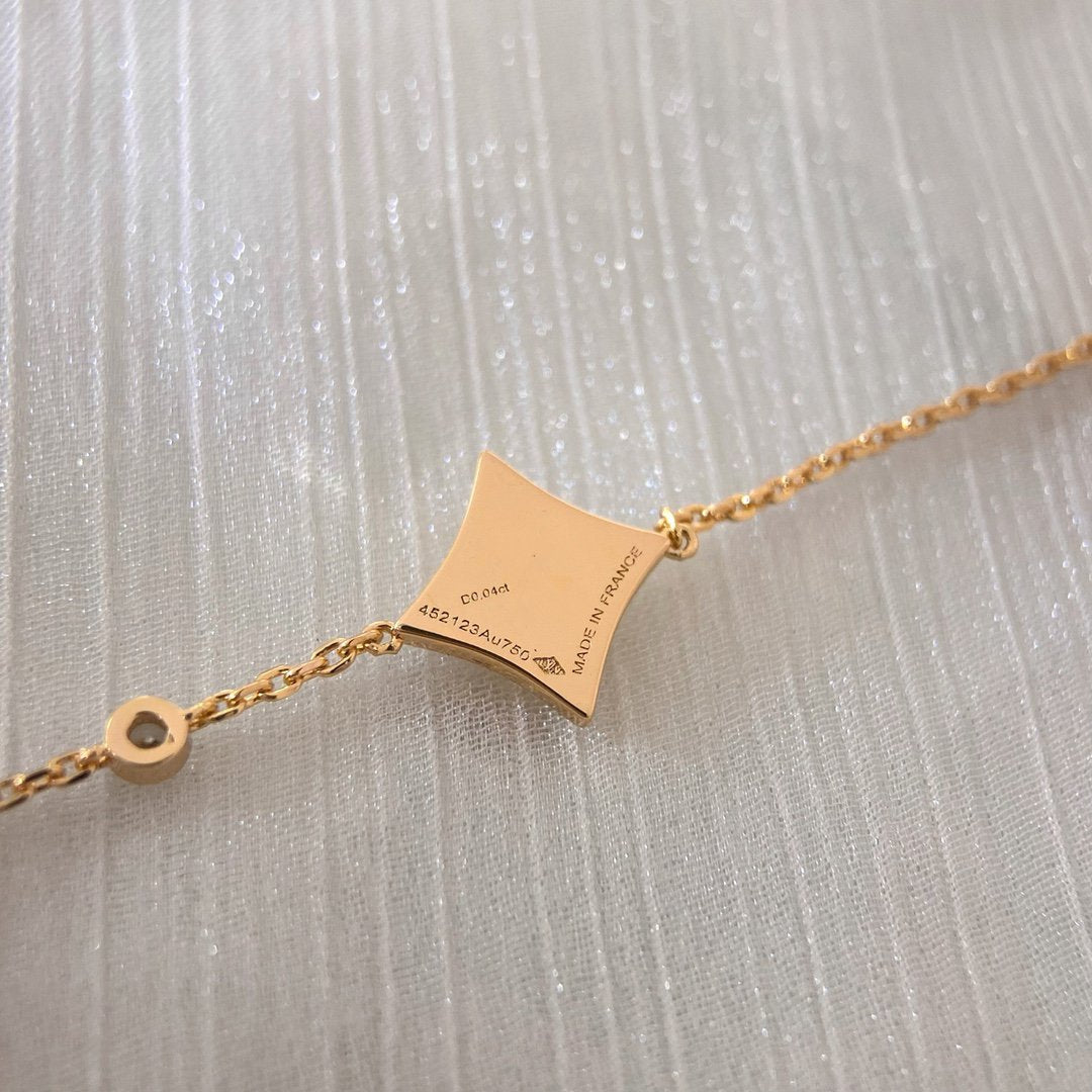 [Regal Gem]COLOR STAR PINK GOLD DIAMOND BRACELET