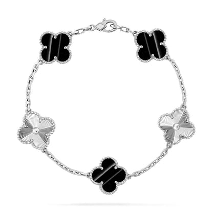 [Regal Gem] CLOVER 5 MOTIF PULSAR STONE BRACELET COLLECTION