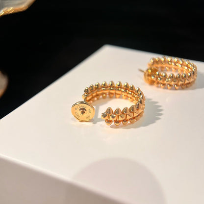 [Regal Gem]CLASH SMALL HOOP EARRINGS