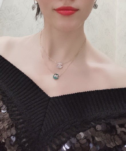 [Regal Gem]JEUX DE Regal Gem GOLD DIAMOND NECKLACE