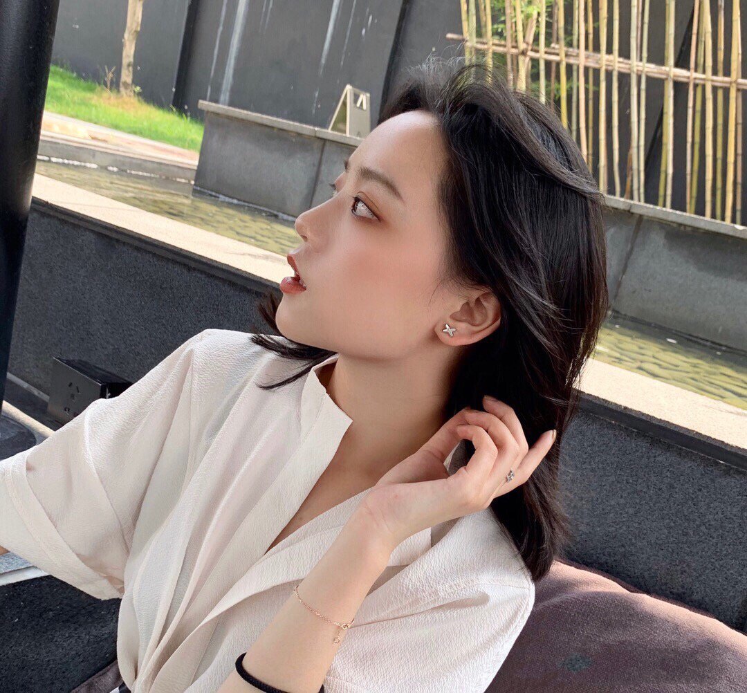 [Regal Gem]JEUX DE WHITE MOP Regal Gem GOLD DIAMOND EARRINGS