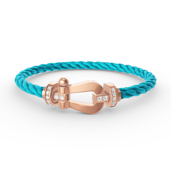 [Regal Gem]FORCE LARGE HORSESHOE HALF DIAMOND BRACELET Regal Gem GOLD