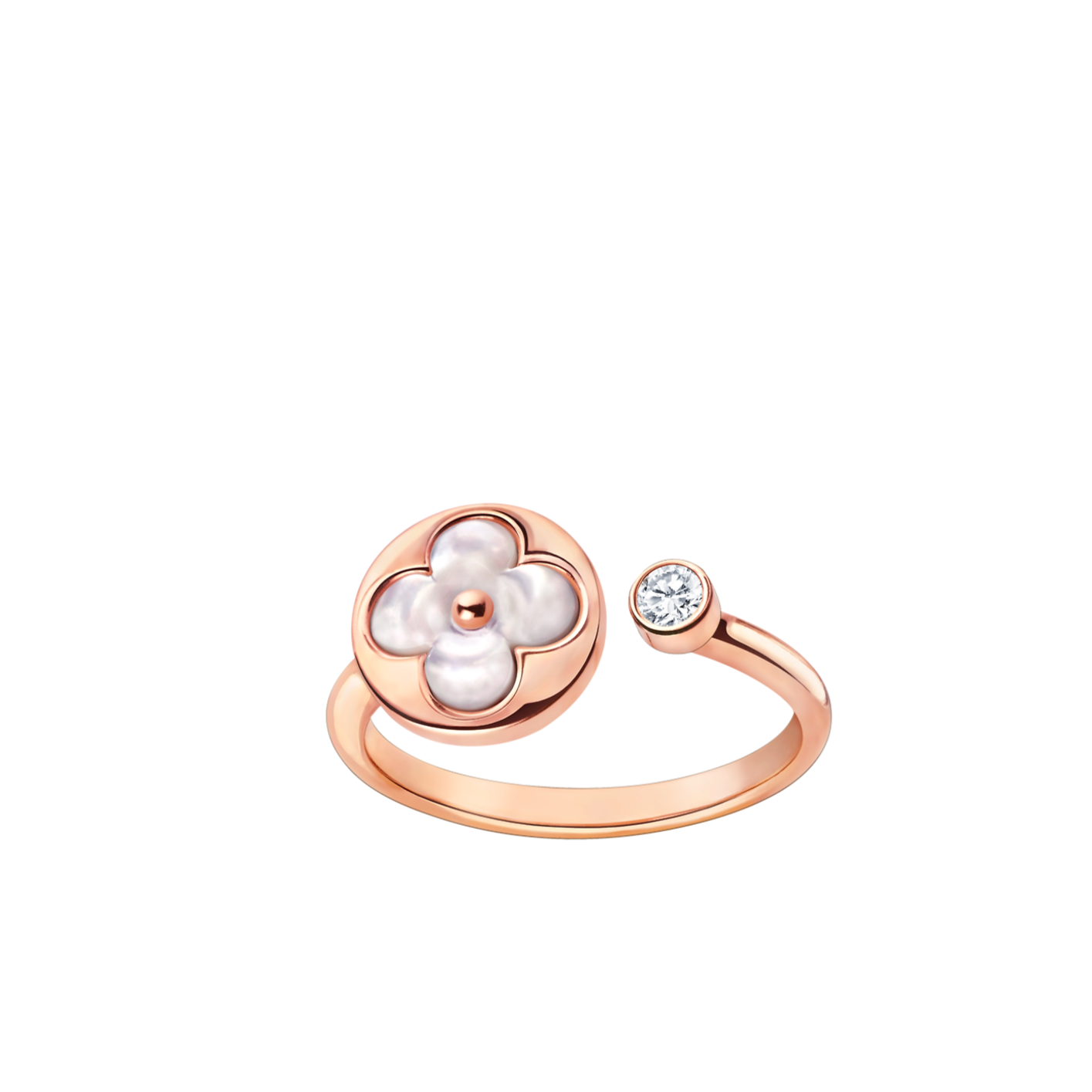 [Regal Gem]SUN 1 DIAMOND PINK MOP RING