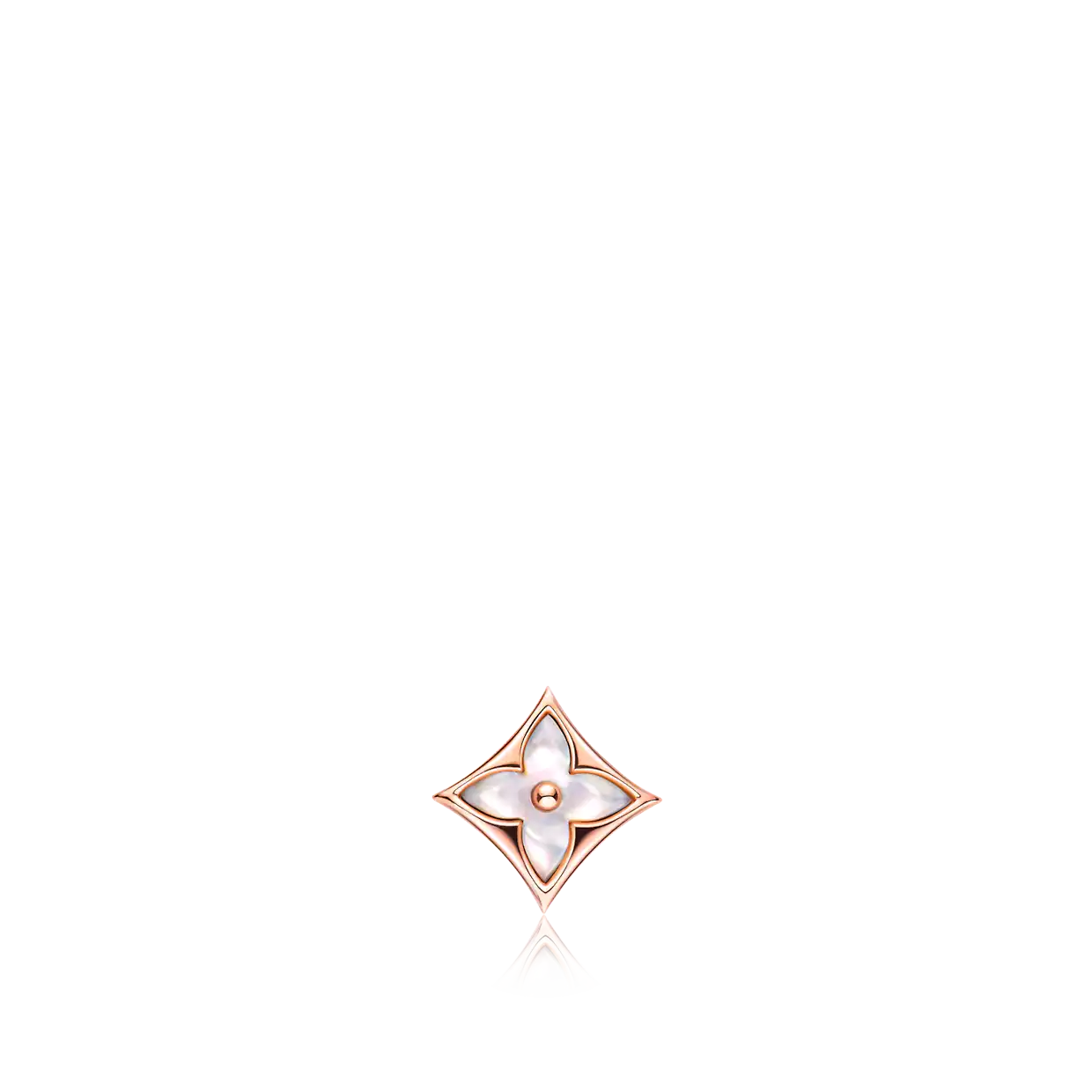 [Regal Gem]STAR MOP PINK GOLD EARRINGS
