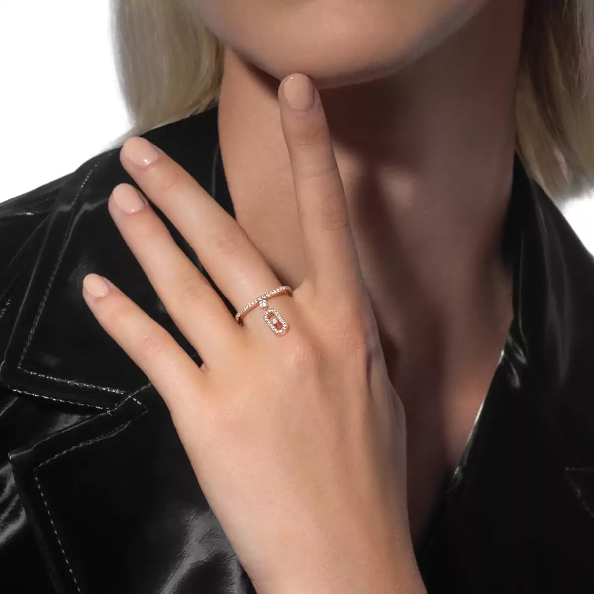[Regal Gem]Move Uno Diamond Ring