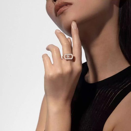 [Regal Gem]So Move Pave_-Set Diamond Ring