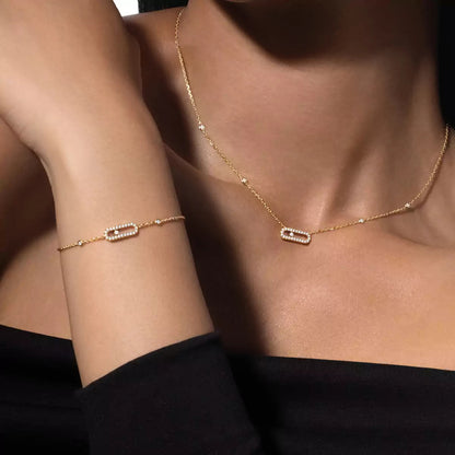 [Regal Gem]Move Uno Necklace