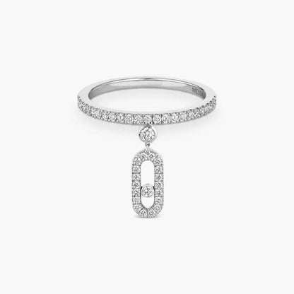 [Regal Gem]Move Uno Diamond Ring