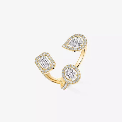 [[Regal Gem] Diamond Ring 0,25ct My Twin Trilogy