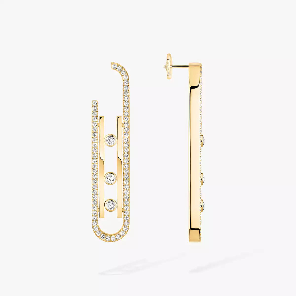 [Regal Gem]Diamond Pendant Earrings Move 10Th