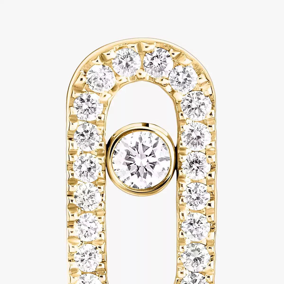[Regal Gem]Move Uno Diamond Earrings