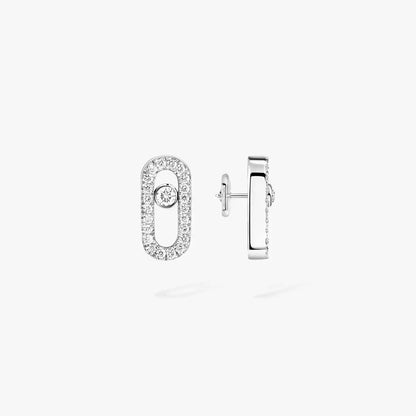 [Regal Gem]Move Uno Diamond Earrings