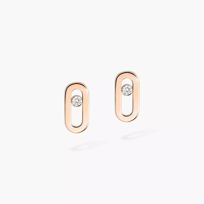 [Regal Gem]Move Uno Diamond Stud Earrings
