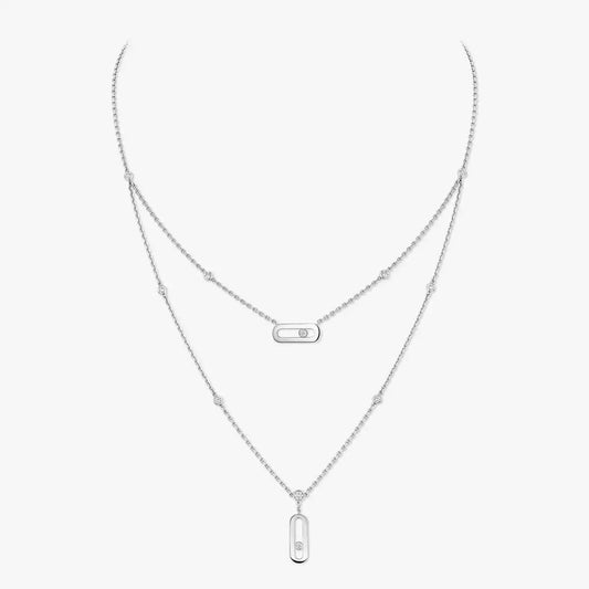 [Regal Gem] Move Uno Diamond Necklace