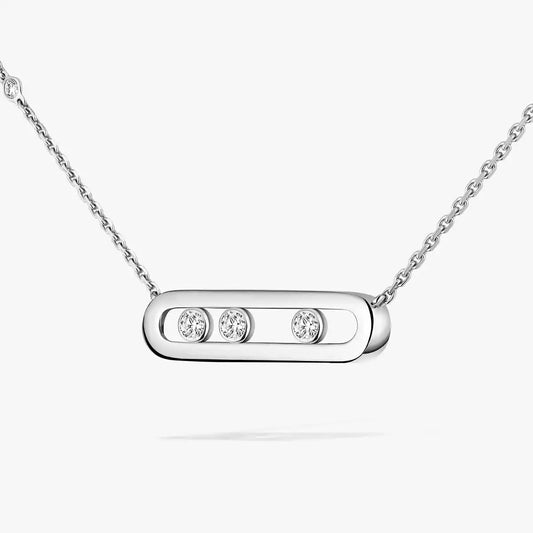 [Regal Gem] Baby Move Gold Diamond Necklace