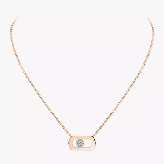 [Regal Gem]So Move Diamond Necklace in Gold