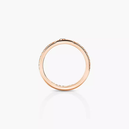 [Regal Gem]Move Joaillerie Pave_ Diamond Wedding Ring