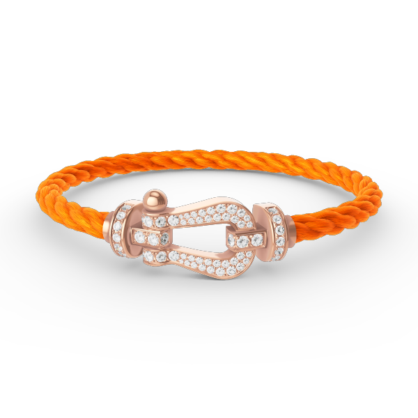 [Regal Gem]FORCE LARGE HORSESHOE FULL DIAMOND BRACELET Regal Gem GOLD