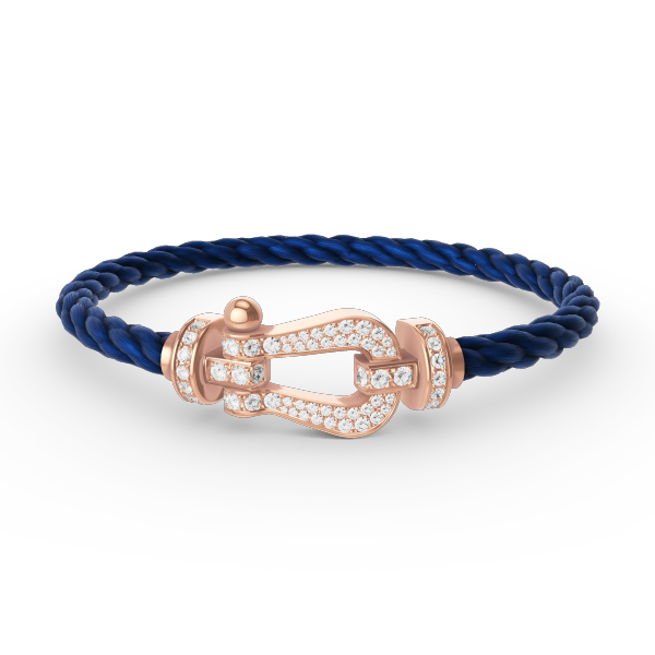 [Regal Gem]FORCE LARGE HORSESHOE FULL DIAMOND BRACELET Regal Gem GOLD