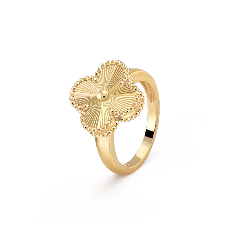 [Regal Gem]CLOVER GOLD RING